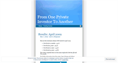 Desktop Screenshot of from1investor2another.wordpress.com