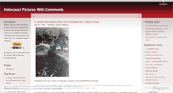 Desktop Screenshot of holocaustpictures.wordpress.com