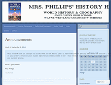 Tablet Screenshot of mrsphillipshistoryhub.wordpress.com