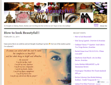 Tablet Screenshot of bebeautyful.wordpress.com