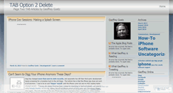 Desktop Screenshot of ggeoffre.wordpress.com
