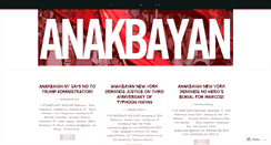 Desktop Screenshot of anakbayannynj.wordpress.com