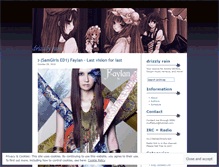 Tablet Screenshot of drizzlyrain.wordpress.com