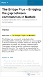 Mobile Screenshot of bridgingnorfolk.wordpress.com