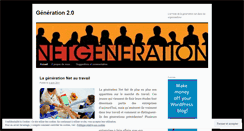 Desktop Screenshot of generationnetulaval.wordpress.com