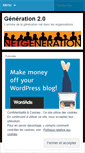 Mobile Screenshot of generationnetulaval.wordpress.com