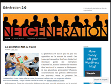 Tablet Screenshot of generationnetulaval.wordpress.com