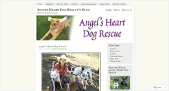 Desktop Screenshot of angelsheartdogrescue.wordpress.com