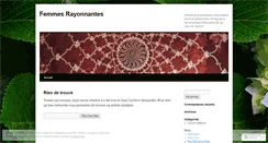 Desktop Screenshot of femmesrayonnantes.wordpress.com