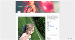 Desktop Screenshot of beyondthewindow.wordpress.com