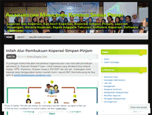 Tablet Screenshot of koperasisimpanpinjam.wordpress.com