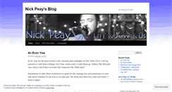 Desktop Screenshot of nickpeay.wordpress.com