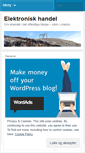 Mobile Screenshot of elektroniskhandel.wordpress.com