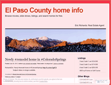 Tablet Screenshot of ericrichardsrealestate.wordpress.com
