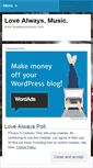 Mobile Screenshot of lovealwaysmusic.wordpress.com
