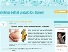 Tablet Screenshot of nutrisisehatuntukibuhamil08.wordpress.com