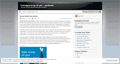 Desktop Screenshot of lowongankerjasolo.wordpress.com