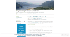 Desktop Screenshot of programminggems.wordpress.com