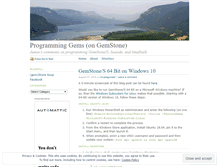 Tablet Screenshot of programminggems.wordpress.com
