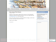 Tablet Screenshot of pointrustonnewsroom.wordpress.com