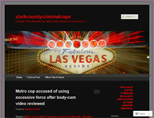 Tablet Screenshot of clarkcountycriminalcops.wordpress.com