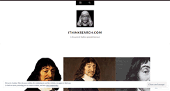 Desktop Screenshot of ithinksearch.wordpress.com