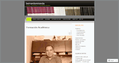 Desktop Screenshot of bernardomiranda.wordpress.com