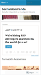 Mobile Screenshot of bernardomiranda.wordpress.com