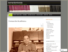 Tablet Screenshot of bernardomiranda.wordpress.com