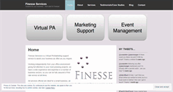 Desktop Screenshot of finesseservices.wordpress.com