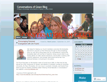 Tablet Screenshot of conversationsofgrace.wordpress.com