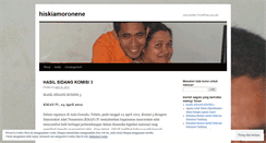 Desktop Screenshot of hiskiamoronene.wordpress.com