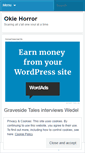 Mobile Screenshot of okiehorror.wordpress.com