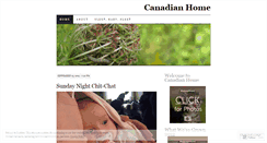 Desktop Screenshot of canadianhome.wordpress.com