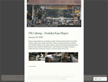 Tablet Screenshot of perkampunganindustrikecil.wordpress.com