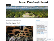 Tablet Screenshot of jaguarpawresort.wordpress.com