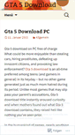 Mobile Screenshot of gta5downloads6.wordpress.com