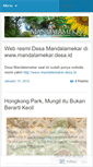 Mobile Screenshot of mandalamekar.wordpress.com