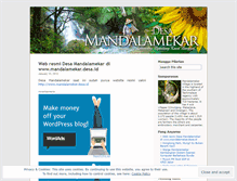 Tablet Screenshot of mandalamekar.wordpress.com