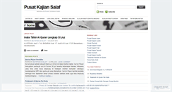 Desktop Screenshot of kampungsalaf.wordpress.com