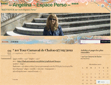 Tablet Screenshot of angelina71.wordpress.com