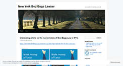 Desktop Screenshot of nybedbugslawyer.wordpress.com