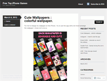 Tablet Screenshot of freetopiphonegames.wordpress.com