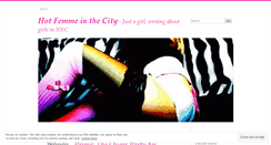 Desktop Screenshot of hotfemmeinthecity.wordpress.com