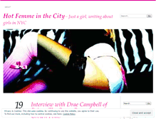 Tablet Screenshot of hotfemmeinthecity.wordpress.com