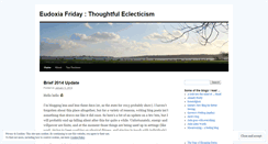 Desktop Screenshot of eudoxiafriday.wordpress.com