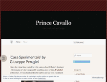 Tablet Screenshot of princecavallo.wordpress.com