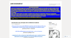 Desktop Screenshot of anticholesterol.wordpress.com