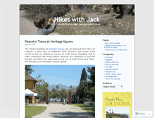 Tablet Screenshot of hikeswithjack.wordpress.com