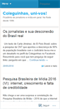 Mobile Screenshot of coleguinhas.wordpress.com